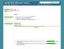 Tablet Screenshot of bionlp-st.org